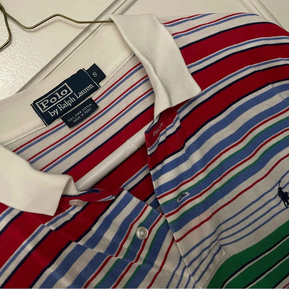 Striped Pima cotton Polo Ralph Lauren polo small